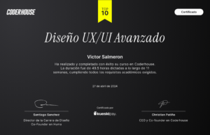 Diseño UX / UI Avanzado